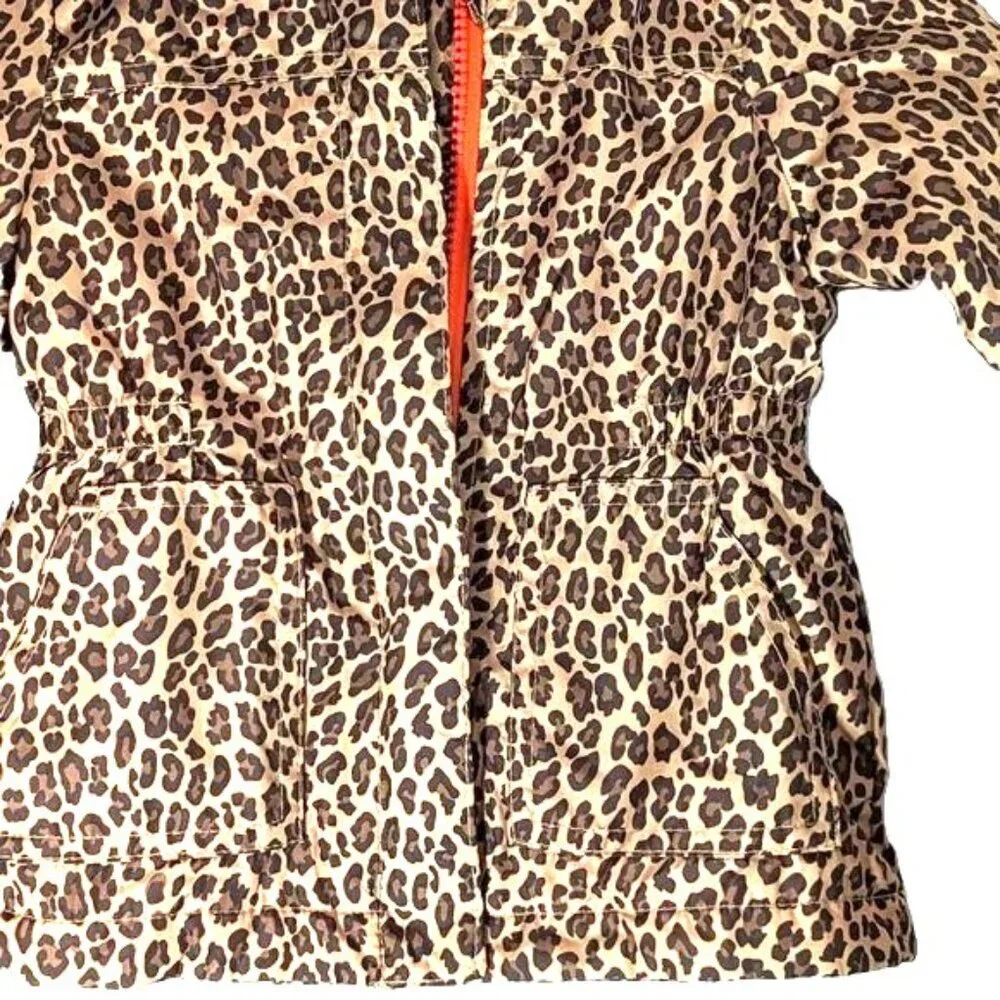 NWT Carter's Toddler Baby Girls Rain Jacket Leopard Raincoat Fleece-Line… - Picture 2 of 5